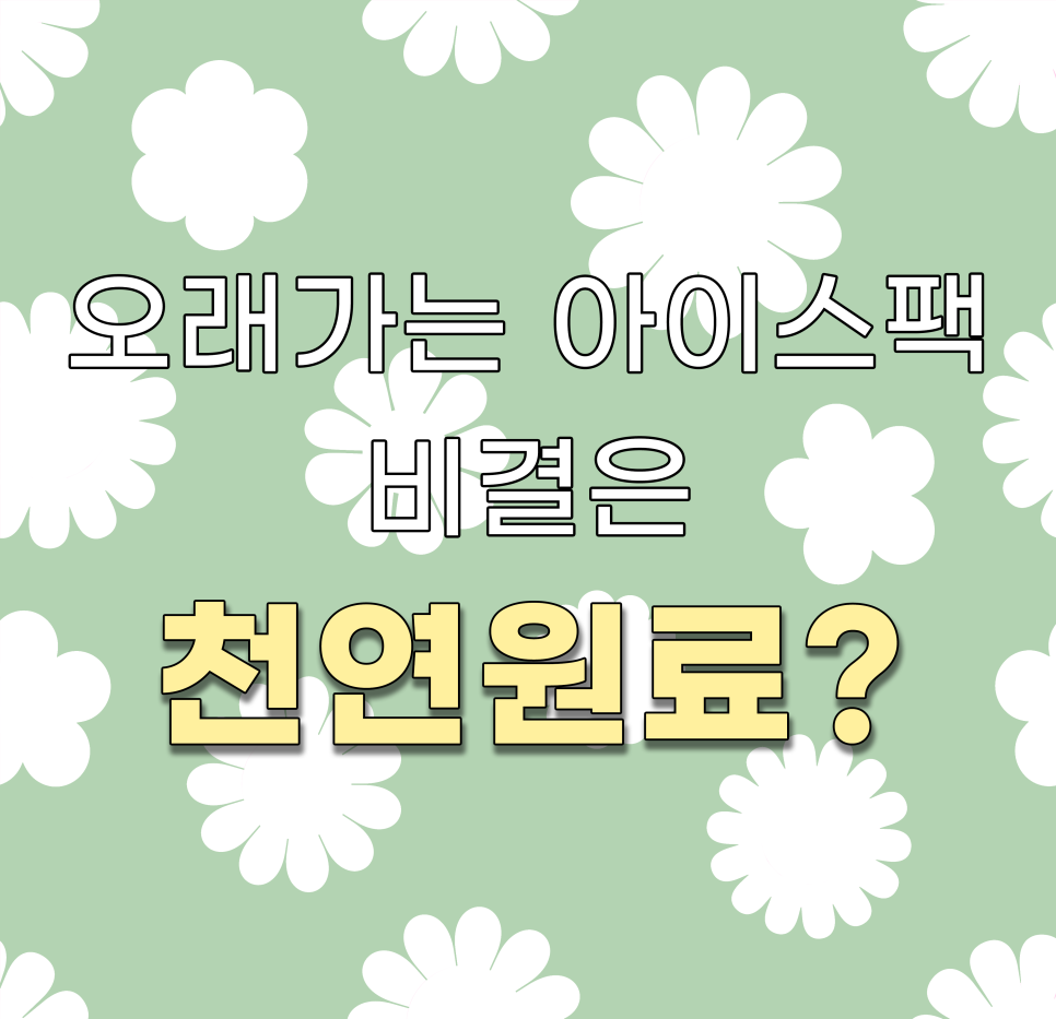 오래가는 아이스팩